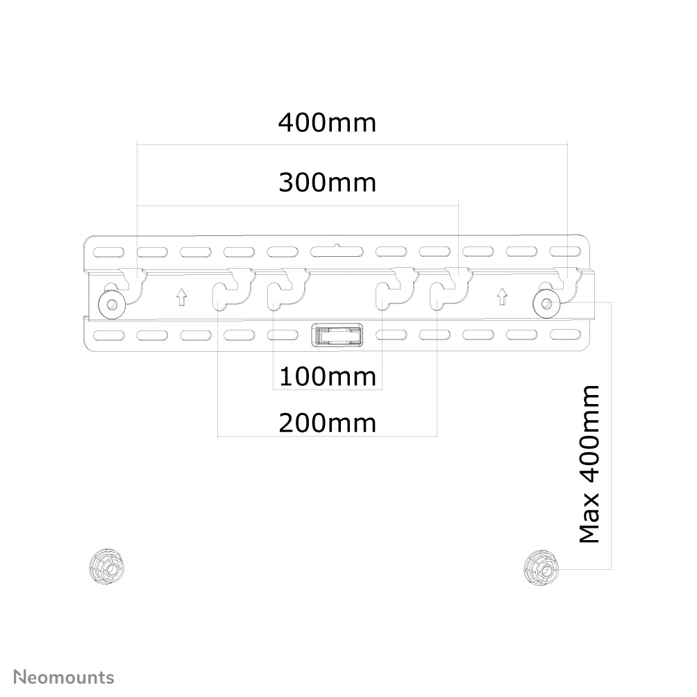 Neomounts LED-W040 Soporte de pared para TV 23-52" - ultra plano